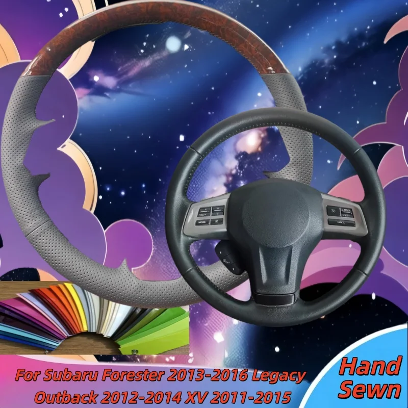 Hand-Sewn Genuine Leather Car Steering Wheel Cover For Subaru Forester 2013-2016 Legacy Outback 2012-2014 XV 2011-2015
Hand-Sewn Genuine Leather Car Steering Wheel Cover For Subaru Forester 2013-2016 Legacy Outback 2012-2014 XV 2011-2015