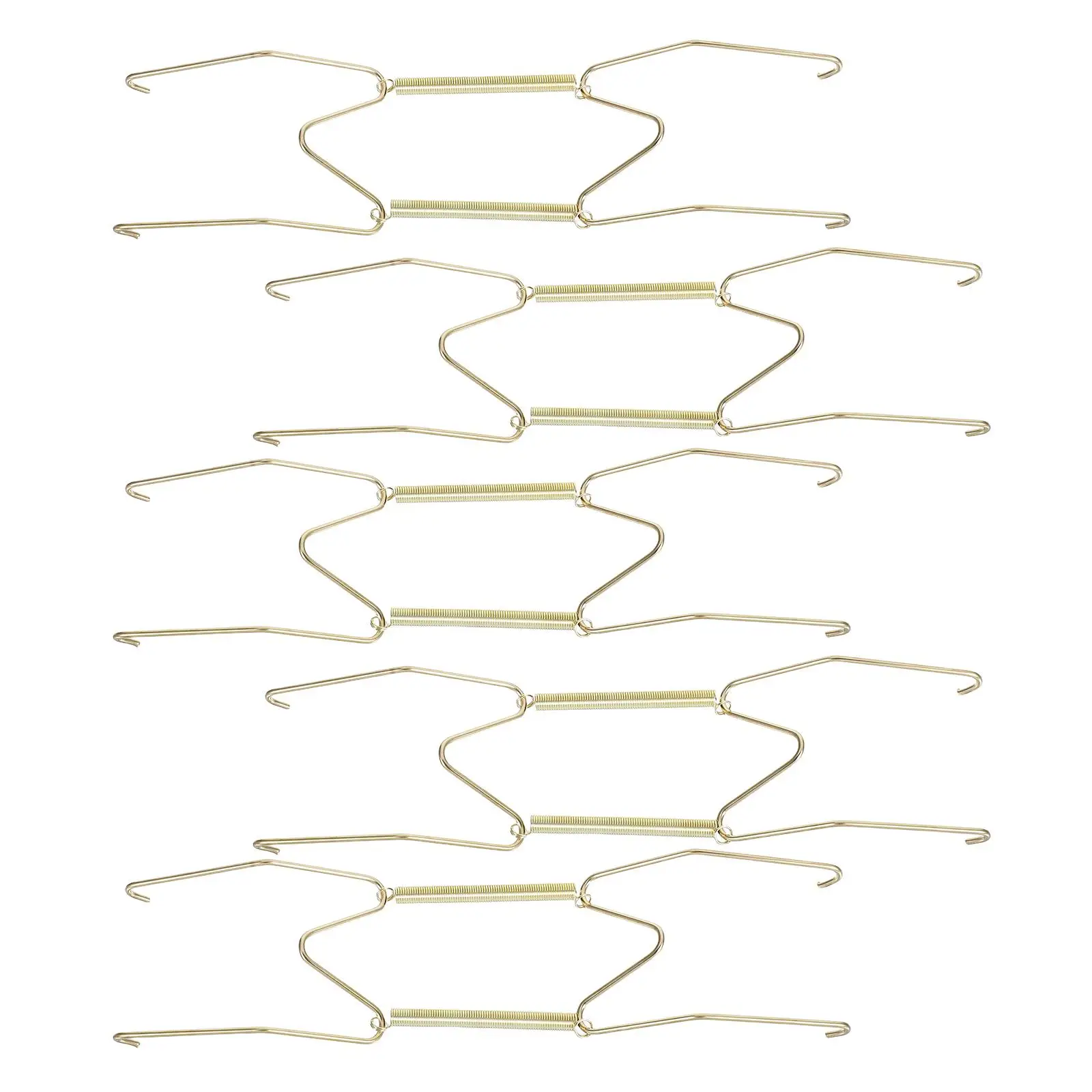 5pcs Spring Hanging Plate Rack Steel Hooks for Wall Mount Heavy Duty WShaped Golden Wire Shelving Plate Display Hanger Wall Hook
5pcs Spring Hanging Plate Rack Steel Hooks for Wall Mount Heavy Duty WShaped Golden Wire Shelving Plate Display Hanger Wall Hook