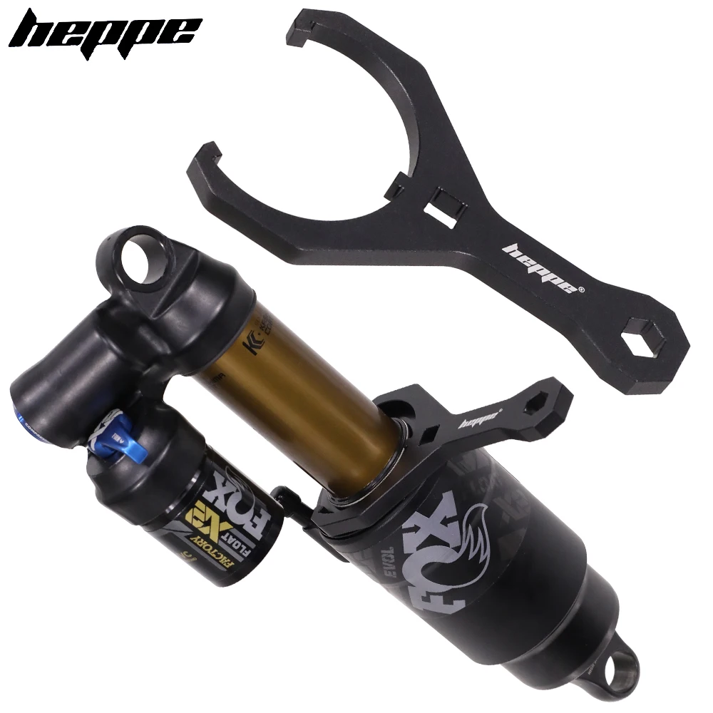 HEPPE Bike Rear Shock Absorber Repair Wrench Rear Absorber Repair Tool for FOX Float X2 Series Rear Suspension Absorber
HEPPE Bike Rear Shock Absorber Repair Wrench Rear Absorber Repair Tool for FOX Float X2 Series Rear Suspension Absorber