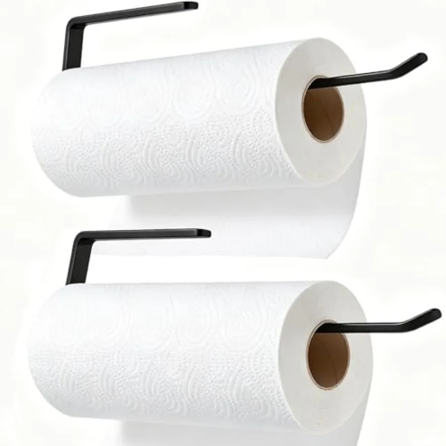 2 PCS Under Cabinet Paper Towel Holder for Kitchen, Drilling Wall Mount Paper Towel Holder, Bar Rack for Kitchen Towel, Napin H
2 PCS Under Cabinet Paper Towel Holder for Kitchen, Drilling Wall Mount Paper Towel Holder, Bar Rack for Kitchen Towel, Napin H