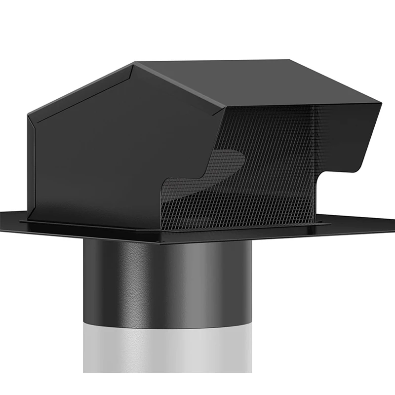 4/6/8Inch Black Rooftop Exhaust Vent Cap, Roof Vents for Houses Galvanized Steel Rooftop Dryer Exhaust Vent Cap
4/6/8Inch Black Rooftop Exhaust Vent Cap, Roof Vents for Houses Galvanized Steel Rooftop Dryer Exhaust Vent Cap
