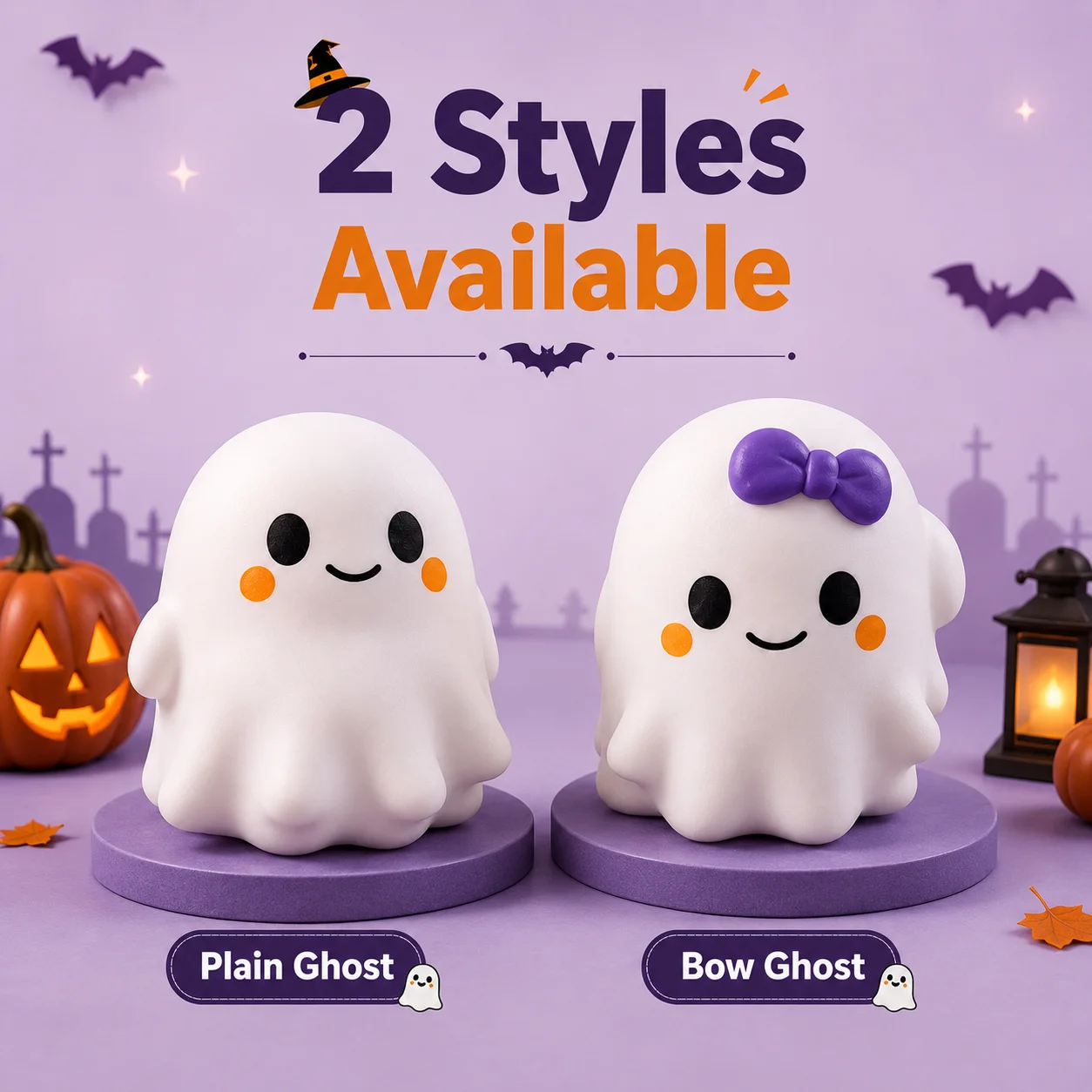 Cute Halloween Ghost Squishy Toy Soft Squeeze Stress Relief Toy Party Favors Gifts
Cute Halloween Ghost Squishy Toy Soft Squeeze Stress Relief Toy Party Favors Gifts