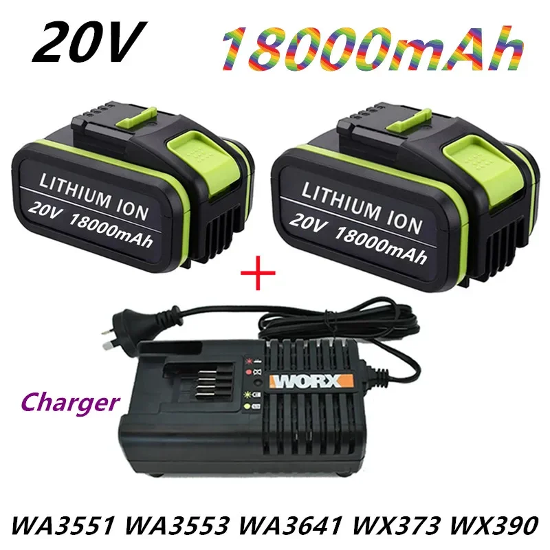 2022 18,0 Ah 20V Lithium-Ionen Ersatz Batterie für Worx WA3551 WA 3551,1 WA3553 WA3641 WG629E WG546E WU268 Power Tools
2022 18,0 Ah 20V Lithium-Ionen Ersatz Batterie für Worx WA3551 WA 3551,1 WA3553 WA3641 WG629E WG546E WU268 Power Tools