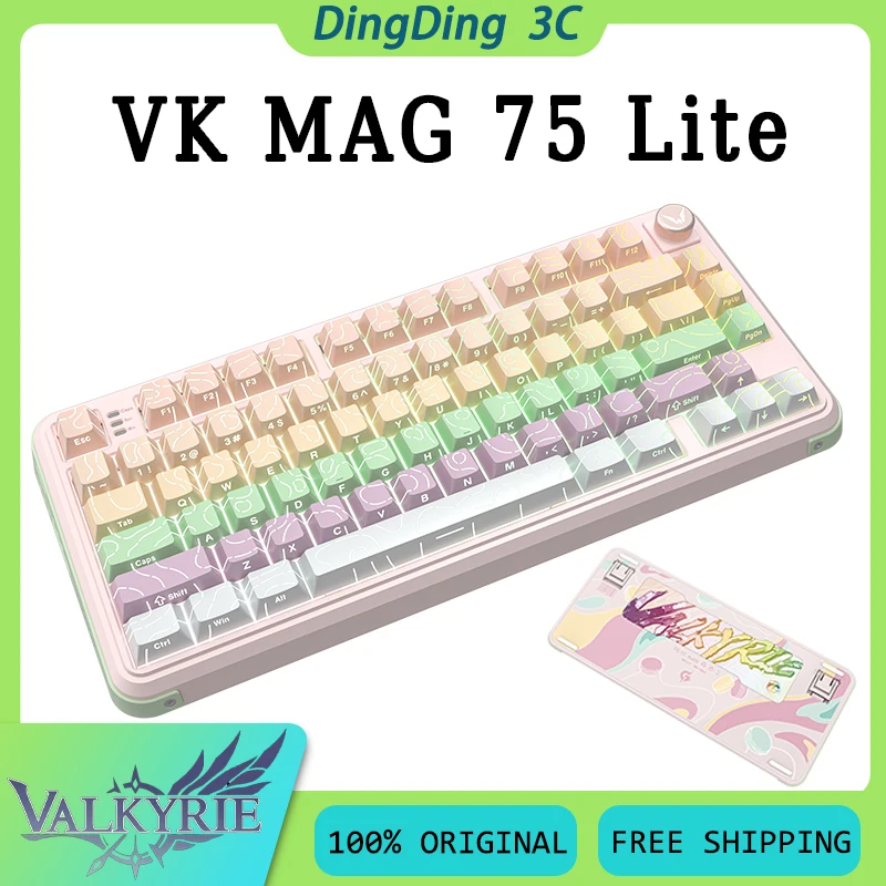 VALKYRIE VK MAG 75 Lite Makron Magnetic Switch Mechanical Keyboard 8K Low Latency Hot Swap Web Driver Custom Gaming Keyboard
VALKYRIE VK MAG 75 Lite Makron Magnetic Switch Mechanical Keyboard 8K Low Latency Hot Swap Web Driver Custom Gaming Keyboard