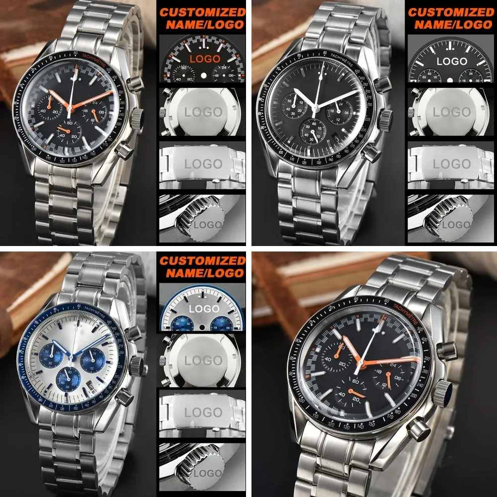 Moq 5 units wholesale price custom logo high quality luxury watch Men's Quartz Watch VK63 Movement 39.7mm 50M
Moq 5 units wholesale price custom logo high quality luxury watch Men's Quartz Watch VK63 Movement 39.7mm 50M