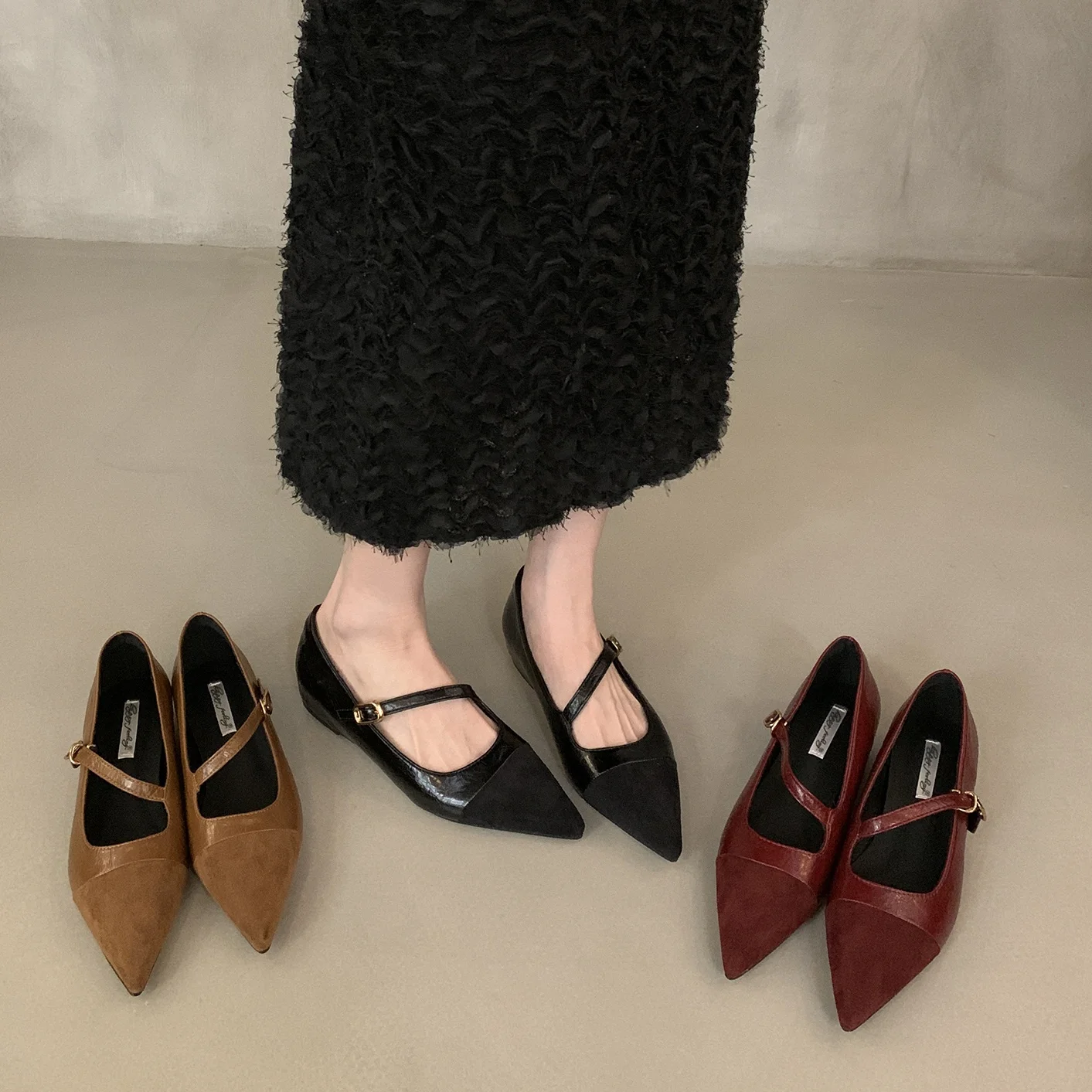 Bailamos 2025 Spring New Brand Women Flats Fashion Pointed Toe Slip On Ladies Casual Laofer Shoes Flat Heel Dress Flat Shoes Muj
Bailamos 2025 Spring New Brand Women Flats Fashion Pointed Toe Slip On Ladies Casual Laofer Shoes Flat Heel Dress Flat Shoes Muj