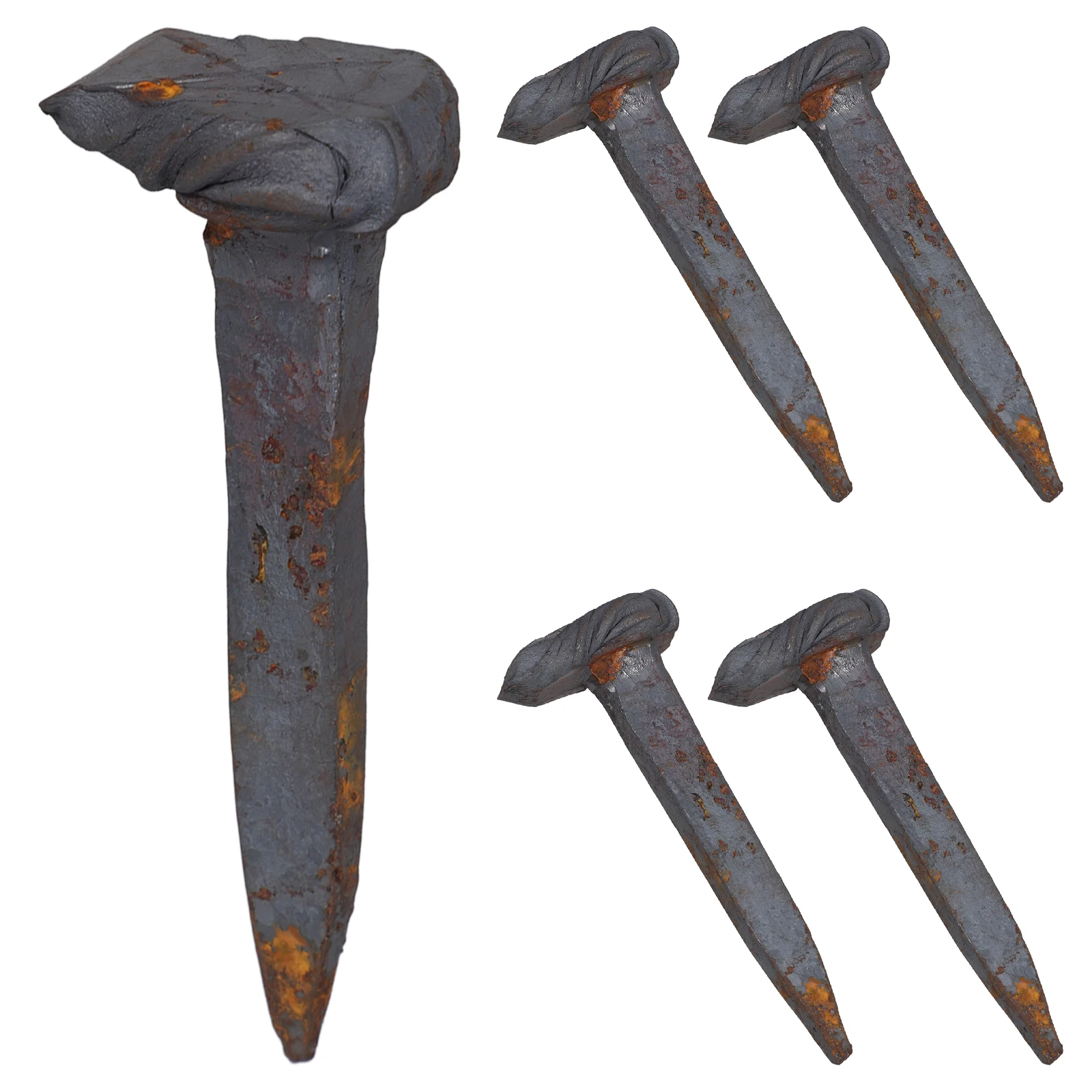 6pcs Railroad Spikes Steel Rail Sleeper Nails Decorative Spike Hooks for Crafts Furniture Diy Projects Versatile Application 
6pcs Railroad Spikes Steel Rail Sleeper Nails Decorative Spike Hooks for Crafts Furniture Diy Projects Versatile Application