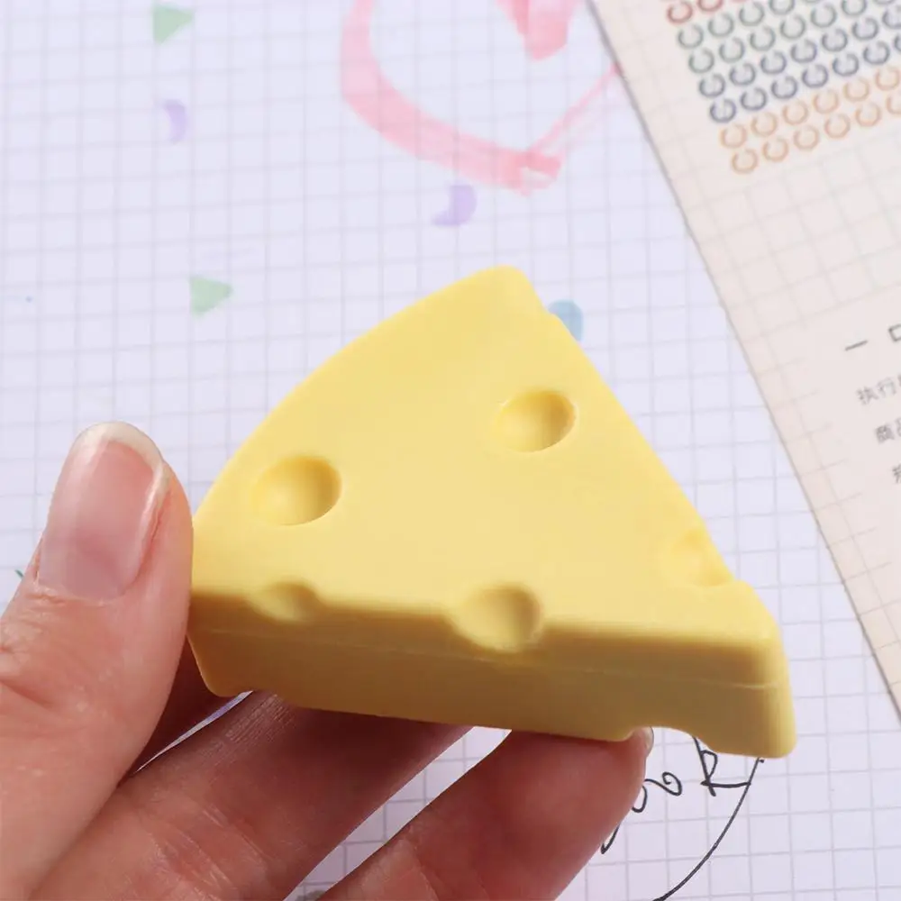 Less Debris Cheese Shaped Eraser Easy To Clean Traceless Student Rubber Eraser Correction High Elasticity Pencil Wipe Eraser
Less Debris Cheese Shaped Eraser Easy To Clean Traceless Student Rubber Eraser Correction High Elasticity Pencil Wipe Eraser