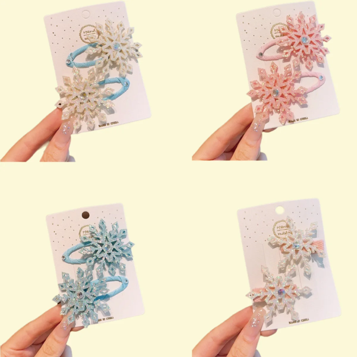 Ice and Snow Hair Clip Accessories Snowflake Clip Rhinestone Holiday Hair Accessories Cute Hairstyle Fixator Hair Clip
Ice and Snow Hair Clip Accessories Snowflake Clip Rhinestone Holiday Hair Accessories Cute Hairstyle Fixator Hair Clip