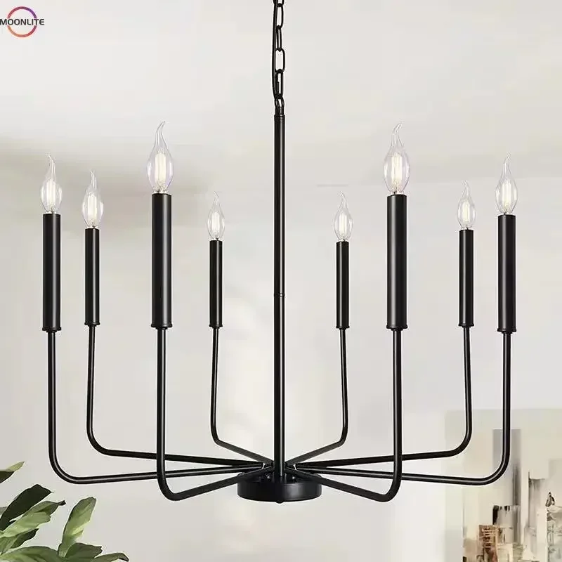 American Wrought Iron Chandelier Vintage Industrial Style Gold and Copper Candle Chandelier Living Room Dining Room Ceiling Lamp
American Wrought Iron Chandelier Vintage Industrial Style Gold and Copper Candle Chandelier Living Room Dining Room Ceiling Lamp