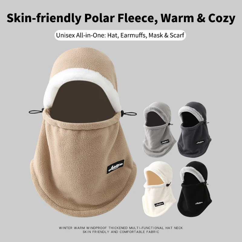 Winter Balaclava Fleece Lined Ski Face Mask Breathable Windproof Scarf Neck Gaiter for Motorcycle Riding Cycling
Winter Balaclava Fleece Lined Ski Face Mask Breathable Windproof Scarf Neck Gaiter for Motorcycle Riding Cycling