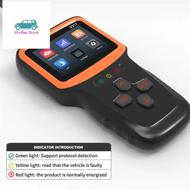 OBD2 Автомобильный диагностический инструмент V317 Детектор неисправностей двигателя Карта считывания кода OBDII Автомобильная неисправка Сброс прозрачный
OBD2 Автомобильный диагностический инструмент V317 Детектор неисправностей двигателя Карта считывания кода OBDII Автомобильная неисправка Сброс прозрачный