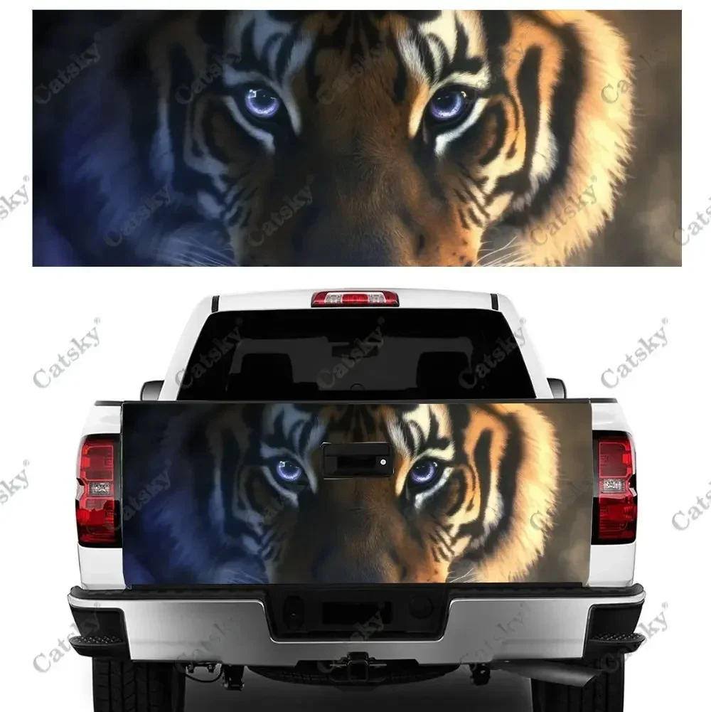 Blue Eyed Fierce Tiger Print Car Tail Trunk Protect Vinly Wrap Cover Decal Auto Accessories Hood Sticker for Off-road Pickup
Blue Eyed Fierce Tiger Print Car Tail Trunk Protect Vinly Wrap Cover Decal Auto Accessories Hood Sticker for Off-road Pickup