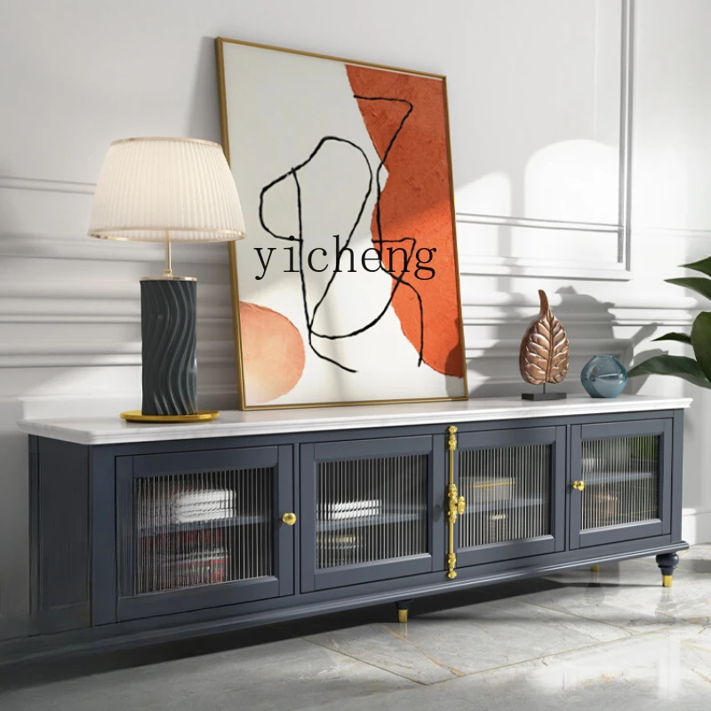 ZF Mild Luxury Marble TV Cabinet Retro Solid Wood Modern Simple Small Apartment Living Room Low Cabinet
ZF Mild Luxury Marble TV Cabinet Retro Solid Wood Modern Simple Small Apartment Living Room Low Cabinet