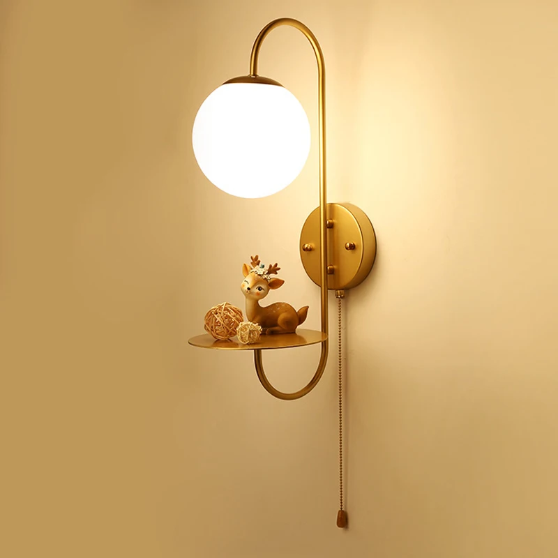 Modern Glass Wall Lamp Nordic Gold Iron Wall Lighting Sconce Light Fixtures Bathroom Bedroom Light Led Mirror Lights Home Decor
Modern Glass Wall Lamp Nordic Gold Iron Wall Lighting Sconce Light Fixtures Bathroom Bedroom Light Led Mirror Lights Home Decor