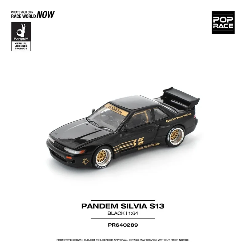 PreSale POP RACE 1:64 Pandem Silvia S13 Black Openable Hood Diecast Car Model Collection Toys
PreSale POP RACE 1:64 Pandem Silvia S13 Black Openable Hood Diecast Car Model Collection Toys