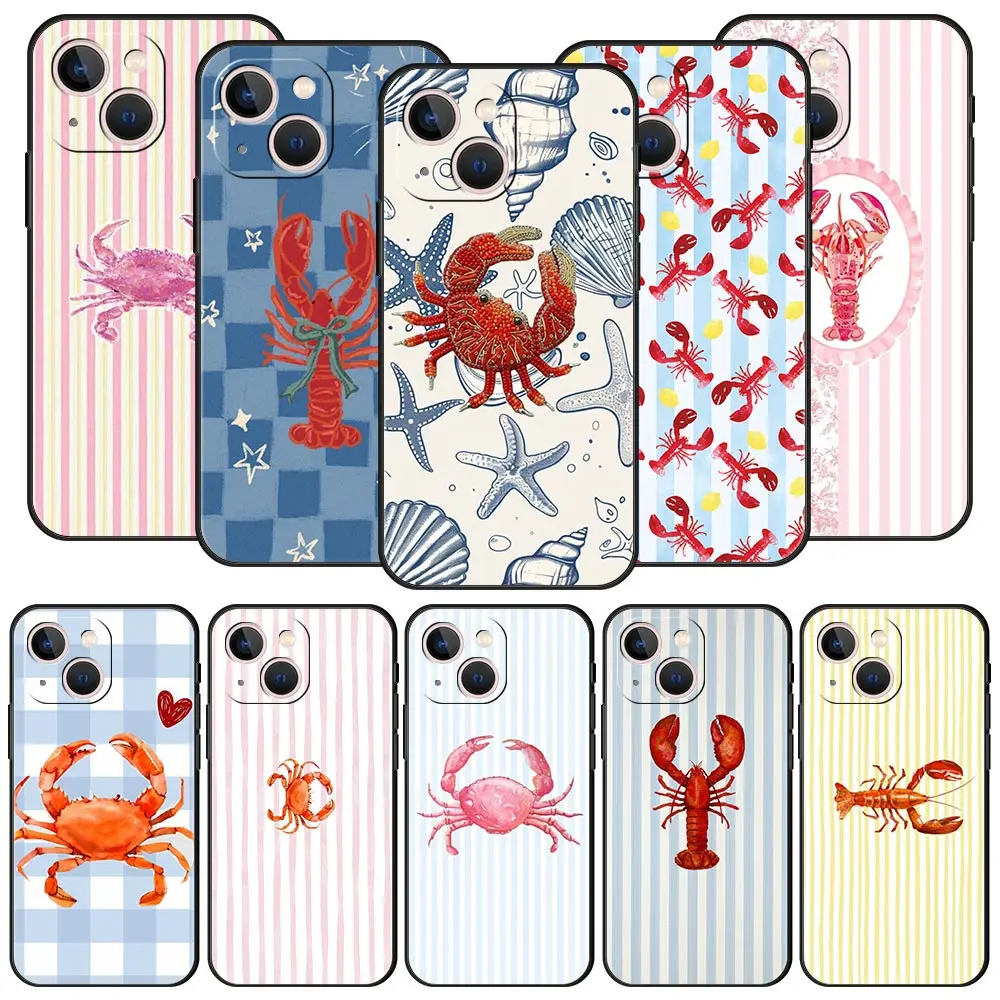 Phone Case Cover for iPhone 17 Pro Max 16 15 14 13 12 11 Pro Max Plus 17AIR Shockproof Soft TPU Bag Marine Life, Crabs, Lobsters
Phone Case Cover for iPhone 17 Pro Max 16 15 14 13 12 11 Pro Max Plus 17AIR Shockproof Soft TPU Bag Marine Life, Crabs, Lobsters