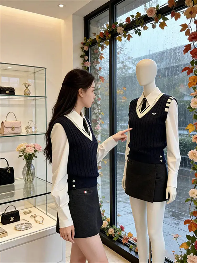 Korean Sle College Faion Set Women's Lady Feel Vest irt 2026 Super ular Spring New Trendy f Skirt High Waist Pear...
Korean Sle College Faion Set Women's Lady Feel Vest irt 2026 Super ular Spring New Trendy f Skirt High Waist Pear...