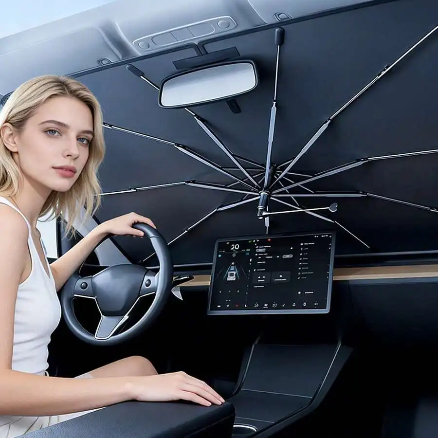 Foldable Car Windshield Sunshade UV Blocking Heat Insulating Universal Auto Accessory
Foldable Car Windshield Sunshade UV Blocking Heat Insulating Universal Auto Accessory