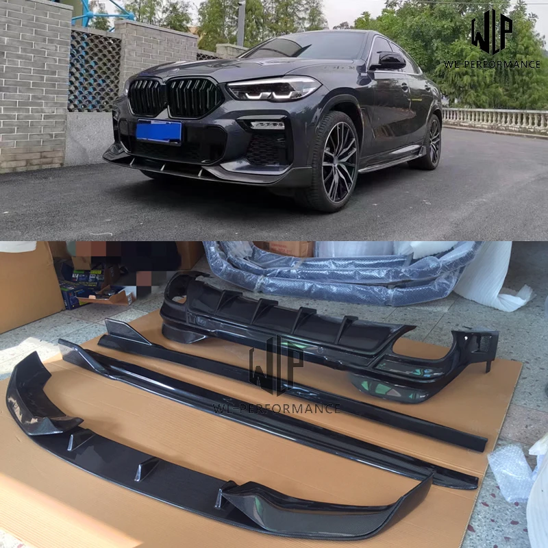 X6 G06 High quality Carbon fiber Front Lip Rear Diffuser Side skirts Side Splitter For BMW X6 G06 AC Style
X6 G06 High quality Carbon fiber Front Lip Rear Diffuser Side skirts Side Splitter For BMW X6 G06 AC Style
