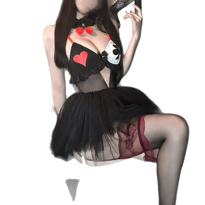 Female Underwear Stamp Hollowed Out Ultra-thin Uniform Beautiful Suspender Tight Nightgown
Female Underwear Stamp Hollowed Out Ultra-thin Uniform Beautiful Suspender Tight Nightgown