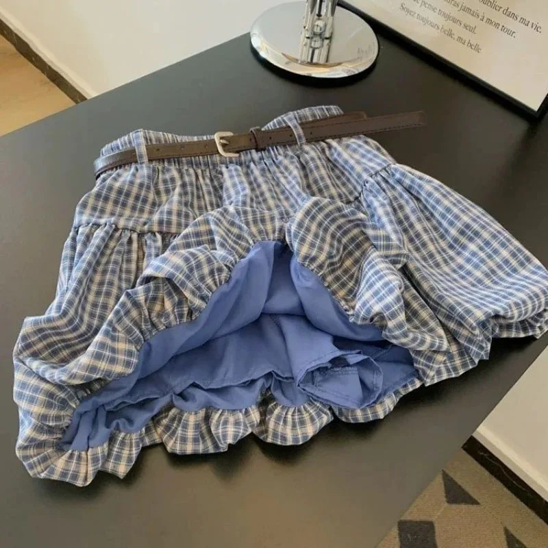 Premium Plaid Bud A-line Short Skirts New Casual Small Fellow Slim Skirt French Style Streetwear Hip Hop Casual Faldas
Premium Plaid Bud A-line Short Skirts New Casual Small Fellow Slim Skirt French Style Streetwear Hip Hop Casual Faldas