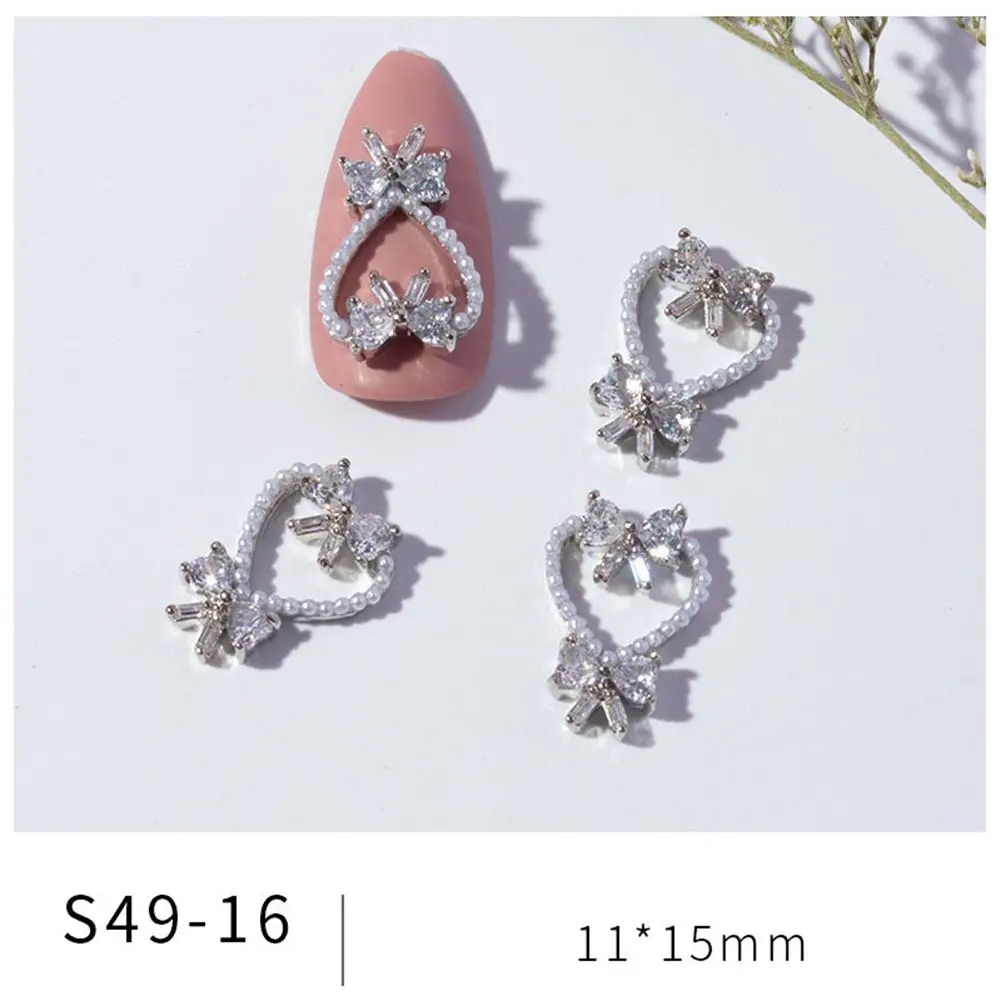 Manicure Accessories Butterfly Heart Alloy Pendant Chain Nail Art Decorations Bow Nail Rhinestones Heart Nail Zircon Jewelry
Manicure Accessories Butterfly Heart Alloy Pendant Chain Nail Art Decorations Bow Nail Rhinestones Heart Nail Zircon Jewelry