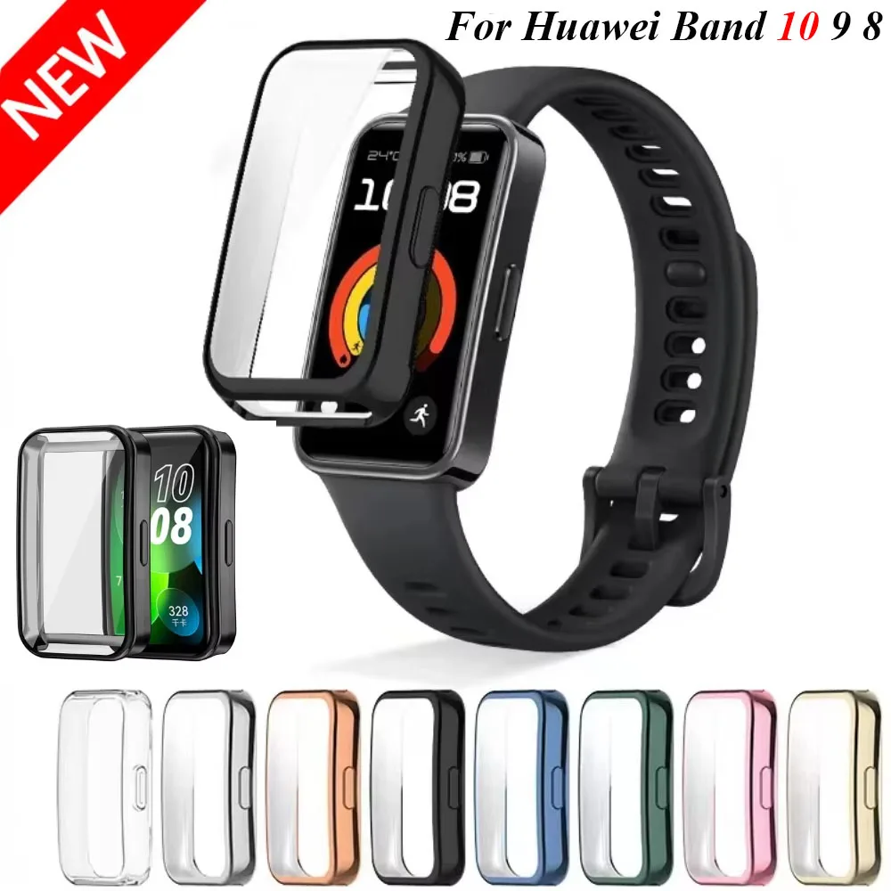 Soft TPU Case for Huawei Band 10 9 8 Frame Bumper Screen Protector Shell Huawei Band 9/10 Full HD Protective Cover Accessories
Soft TPU Case for Huawei Band 10 9 8 Frame Bumper Screen Protector Shell Huawei Band 9/10 Full HD Protective Cover Accessories