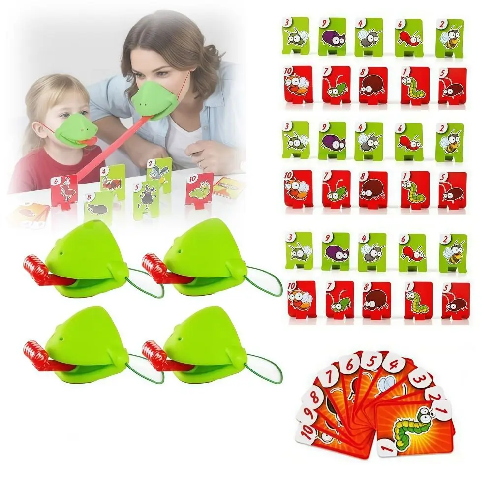 Funny Frog Mask Wagging Tongue Games Parent-Unisex Interaction Two/Four People Frog Mask With Blow Tongue Desktop Game
Funny Frog Mask Wagging Tongue Games Parent-Unisex Interaction Two/Four People Frog Mask With Blow Tongue Desktop Game