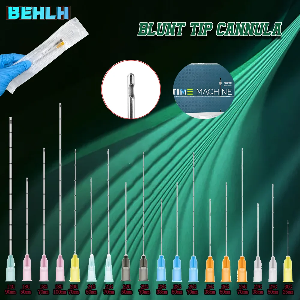 30/50/100PCS Factory Disposable Mirco Syringe cannula 18g 22 gauge 25g 50mm 70mm blunt tip needle cannula for beauty filler
30/50/100PCS Factory Disposable Mirco Syringe cannula 18g 22 gauge 25g 50mm 70mm blunt tip needle cannula for beauty filler