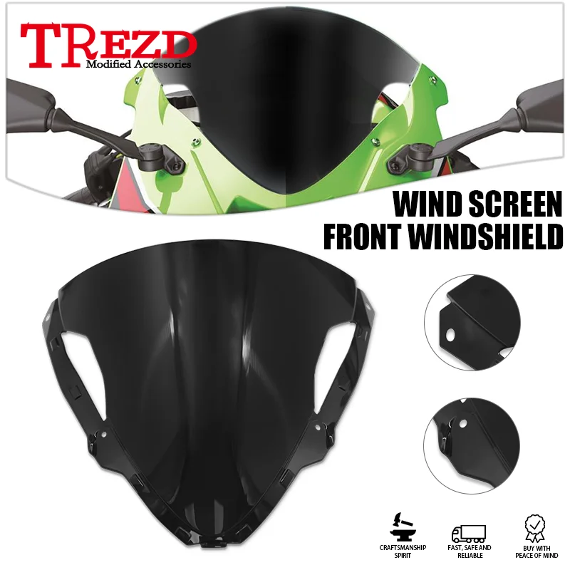 zx636 High Quality ABS Front Wind Shield Windscreen Viser Visor Deflector Protector Motorcycle Accessories For ZX-636 ZX636 2024
zx636 High Quality ABS Front Wind Shield Windscreen Viser Visor Deflector Protector Motorcycle Accessories For ZX-636 ZX636 2024