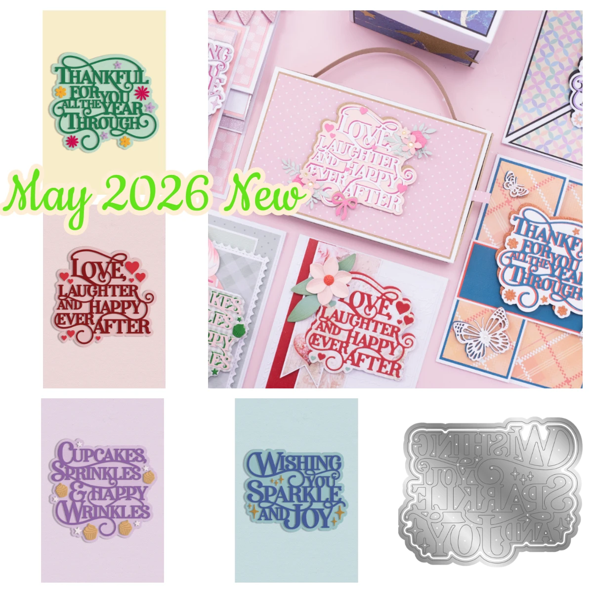 May 2026 Thankful for You Sentiment Metal Cutting Dies for DIY Scrapbooking Handmade Holiday Greeting Card Album Decoration New
May 2026 Thankful for You Sentiment Metal Cutting Dies for DIY Scrapbooking Handmade Holiday Greeting Card Album Decoration New