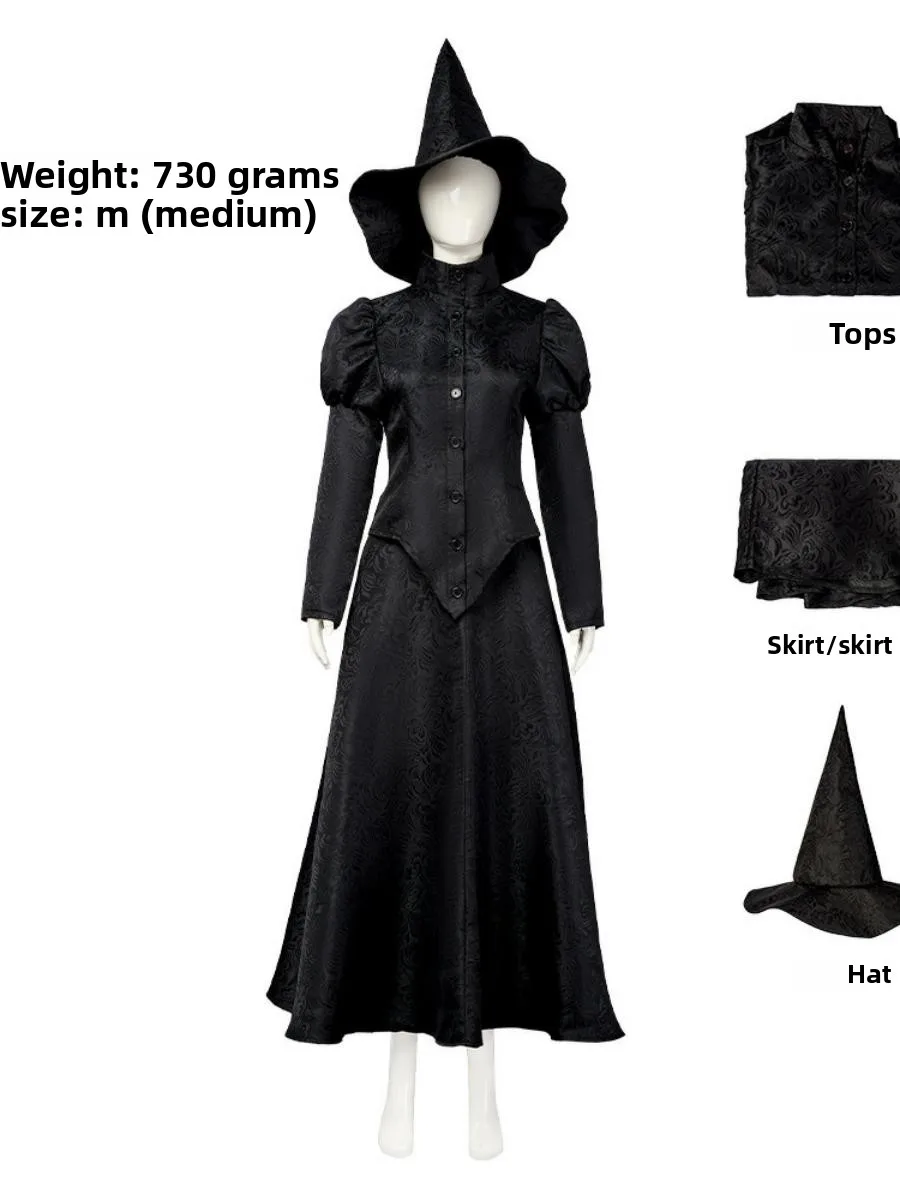 Новый фильм 2024, волшебный костюм ведьмы Эльфабы на Хэллоуин, ролевая ведьма, косплей, женское традиционное этническое сценическое представление... 
Новый фильм 2024, волшебный костюм ведьмы Эльфабы на Хэллоуин, ролевая ведьма, косплей, женское традиционное этническое сценическое представление...