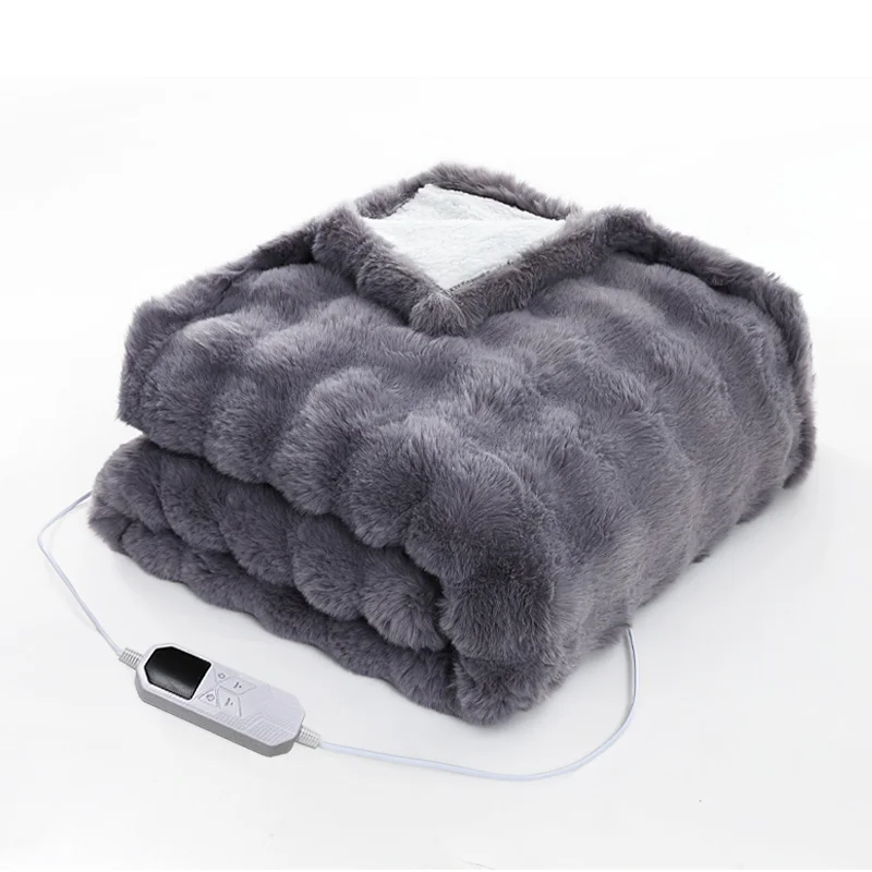 Deluxe electric blanket double-layer imitation rabbit fur is more comfortable in winter, washable quilted blanket
Deluxe electric blanket double-layer imitation rabbit fur is more comfortable in winter, washable quilted blanket