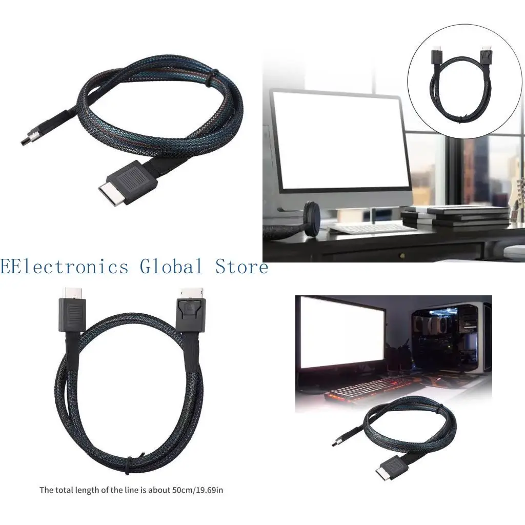 462B 16Gbps Hard Disk Cable Oculink SFF-8611 Pcie4.0 Array Card Connection Cable Data Transfer 16Gbps 0.5m
462B 16Gbps Hard Disk Cable Oculink SFF-8611 Pcie4.0 Array Card Connection Cable Data Transfer 16Gbps 0.5m