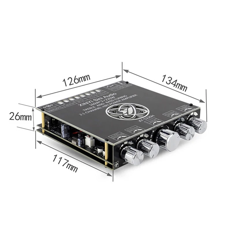 Плата усилителя мощности bluetooth 2*160 Вт + 220 Вт, 2,1 канала, класс D, USB, звуковая карта, сабвуфер, аудиостереоусилитель для кинотеатра
Плата усилителя мощности bluetooth 2*160 Вт + 220 Вт, 2,1 канала, класс D, USB, звуковая карта, сабвуфер, аудиостереоусилитель для кинотеатра