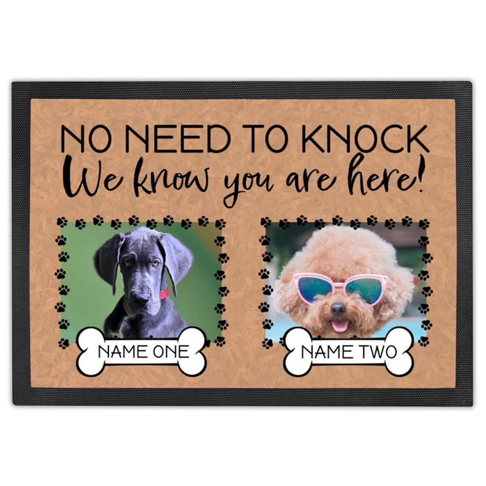 Wear Resistant Mat Custom Carpet Anti Slip Two Pet Dog Custom Photo Name Rug Indoor Home Decoration Housewarming Gift
Wear Resistant Mat Custom Carpet Anti Slip Two Pet Dog Custom Photo Name Rug Indoor Home Decoration Housewarming Gift