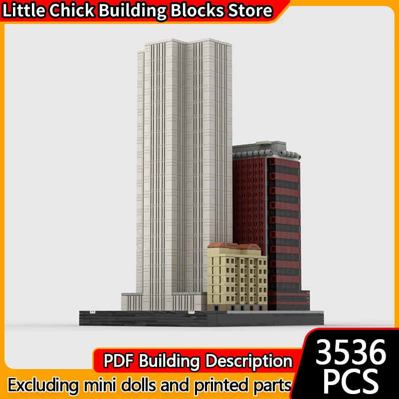 City Street View Model MOC Building Bricks Luxury Residential Tower Modular Technology Children Holiday Gifts Assemble Toys Suit
City Street View Model MOC Building Bricks Luxury Residential Tower Modular Technology Children Holiday Gifts Assemble Toys Suit