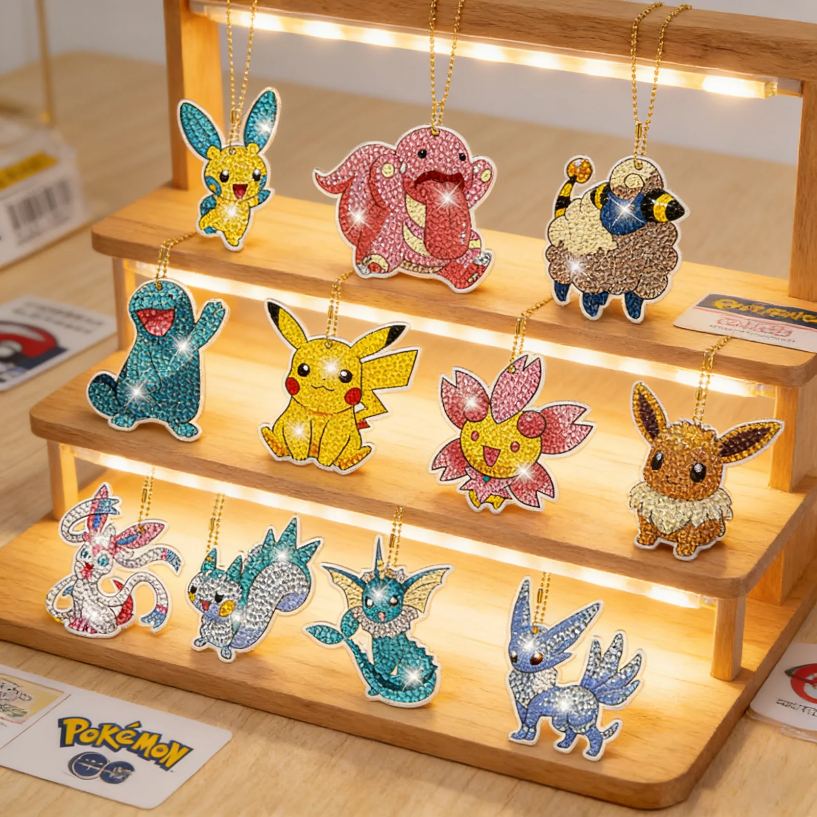Cartoon Pikachu Digimon Diamond Painting Keyring Mosaic Embroidery Cross Stitch Bag DIY Pendant Birthday Gift Diamond Keychain-
Cartoon Pikachu Digimon Diamond Painting Keyring Mosaic Embroidery Cross Stitch Bag DIY Pendant Birthday Gift Diamond Keychain-