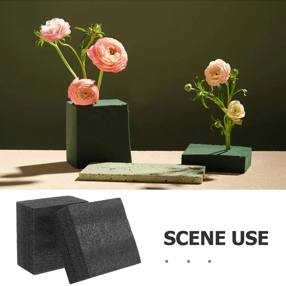 2pcs Floral Foam Blocks For Flower Arrangements High-Density Black Base For Artificial Floral Displays Wedding Bouquet Florist
2pcs Floral Foam Blocks For Flower Arrangements High-Density Black Base For Artificial Floral Displays Wedding Bouquet Florist