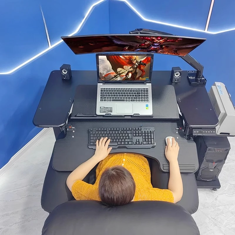 Lifting Computer Desk Standing Desk Electric Lifting Mobile Computer Desk Station Sitting and Lying Cockpit Suspension Bracket
Lifting Computer Desk Standing Desk Electric Lifting Mobile Computer Desk Station Sitting and Lying Cockpit Suspension Bracket