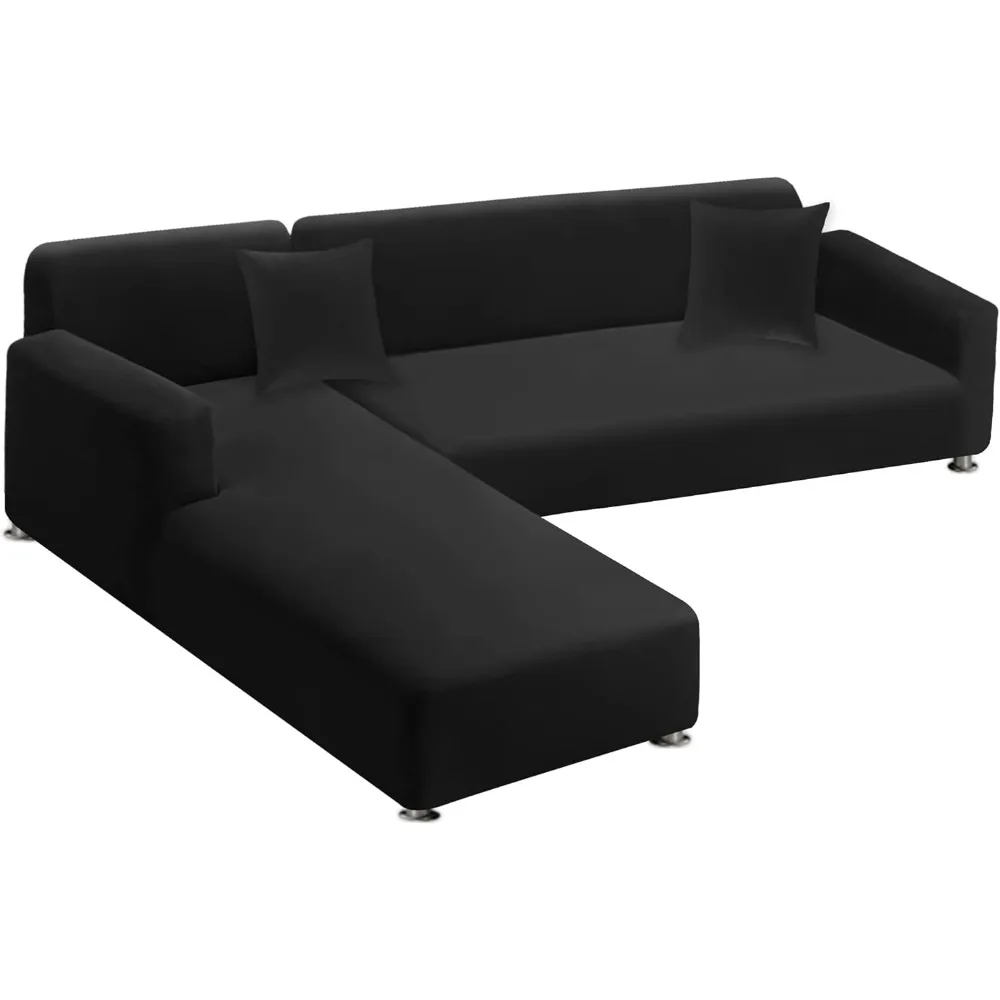 Sectional Couch Covers 2-Piece Softness L Shaped Sofa Cover Super Stretch L-Type Couch Slipcover with 2Pcs Pillowcases Sofa Slip
Sectional Couch Covers 2-Piece Softness L Shaped Sofa Cover Super Stretch L-Type Couch Slipcover with 2Pcs Pillowcases Sofa Slip
