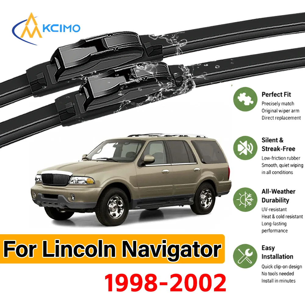 2PCS Car Front Wiper Blades For Lincoln Navigator UN173 1998-2002 Crystal Clear Visibility & Enhanced Driving Safety
2PCS Car Front Wiper Blades For Lincoln Navigator UN173 1998-2002 Crystal Clear Visibility & Enhanced Driving Safety