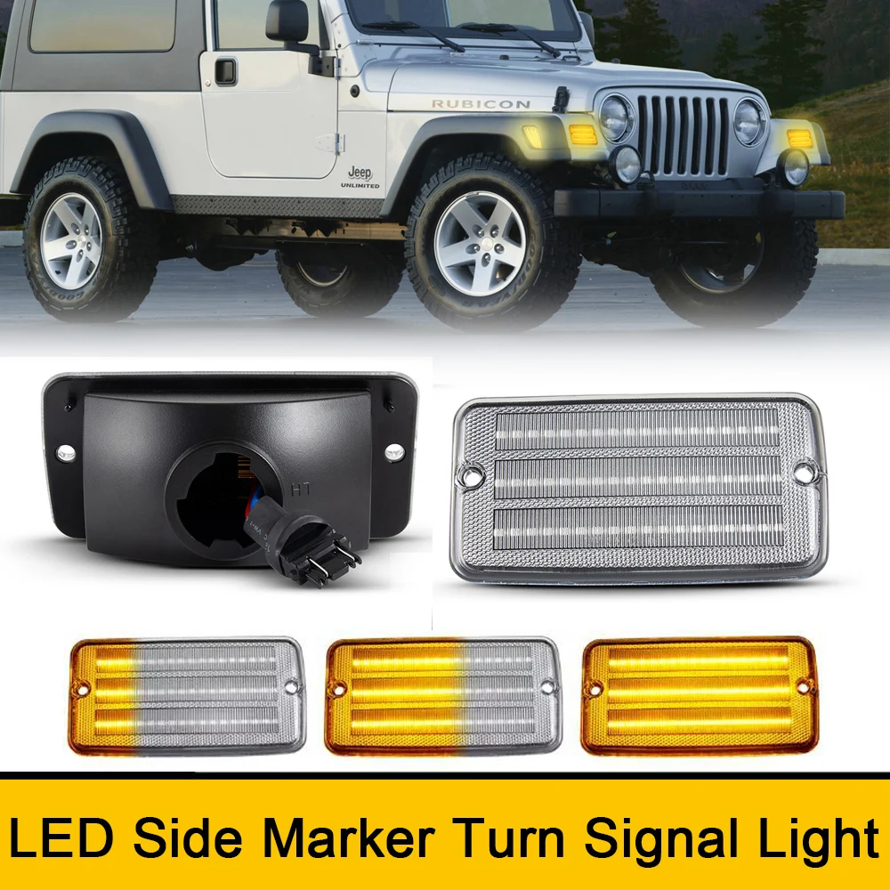 2x Seqeuntial Blinker, переднее крыло, фотолампа для Jeep Wrangler TJ 1997-2006, повторяющие мигающие сигнальные лампы поворота фонарь накладка поворотника поворотники в бампер
2x Seqeuntial Blinker, переднее крыло, фотолампа для Jeep Wrangler TJ 1997-2006, повторяющие мигающие сигнальные лампы поворота фонарь накладка поворотника поворотники в бампер