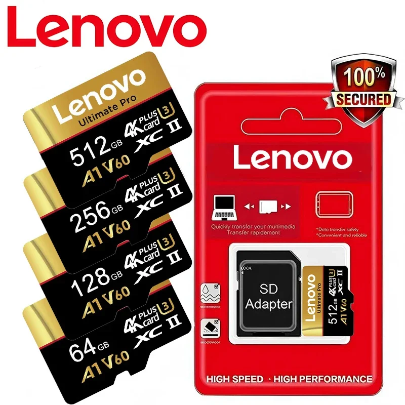 Lenovo High Speed Memory Card 128GB Micro TF SD Card 128GB 256GB TF Card For Camera Surveillance Devices For Sony Xiaomi
Lenovo High Speed Memory Card 128GB Micro TF SD Card 128GB 256GB TF Card For Camera Surveillance Devices For Sony Xiaomi