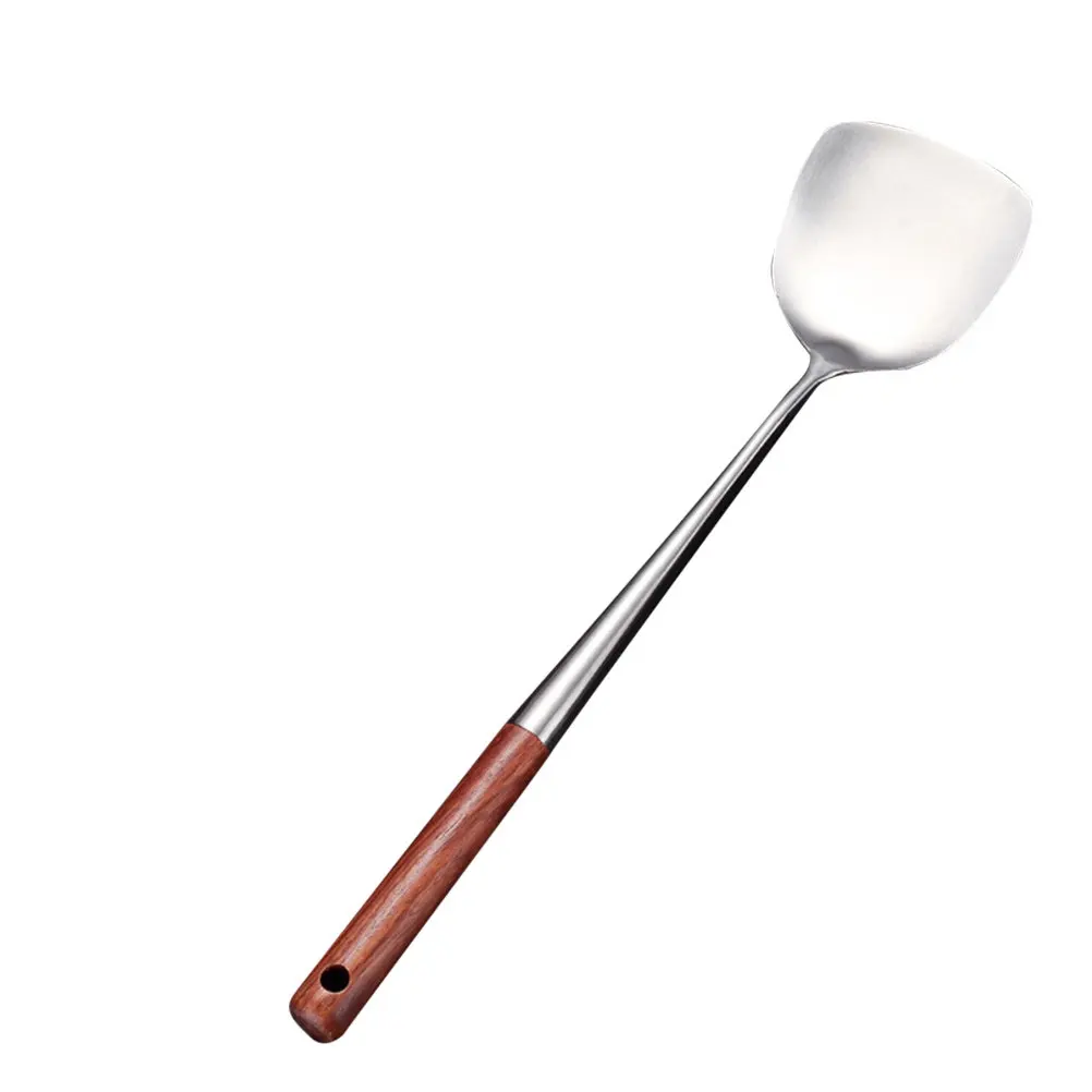 Stainless Steel Cooking Spatula Wooden Handle Rustproof Heat Resistant Kitchen Tool for Home Restaurant Wok Cooking Utensil
Stainless Steel Cooking Spatula Wooden Handle Rustproof Heat Resistant Kitchen Tool for Home Restaurant Wok Cooking Utensil