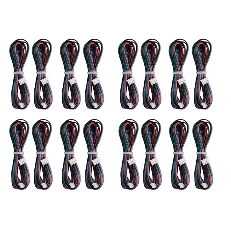 ABT-16 шт. 2 м соединительные кабели для двигателя XH2.54 4-контактный к XH2.0 6-контактный белый терминал параллельные провода двигателя для шагового 3D-принтера
ABT-16 шт. 2 м соединительные кабели для двигателя XH2.54 4-контактный к XH2.0 6-контактный белый терминал параллельные провода двигателя для шагового 3D-принтера