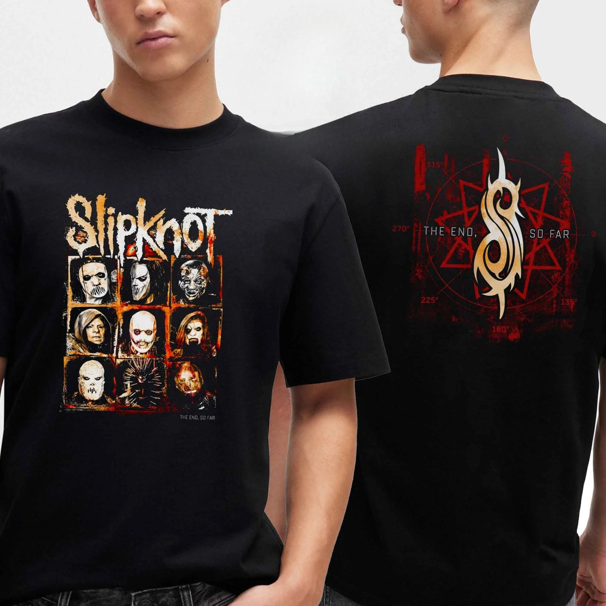 Slipknot The End So Far T-Shirt Men's and Women's Short Sleeve Cotton Tees Retro Metal Band Tops Brand T-shirt Summer Streetwear
Slipknot The End So Far T-Shirt Men's and Women's Short Sleeve Cotton Tees Retro Metal Band Tops Brand T-shirt Summer Streetwear