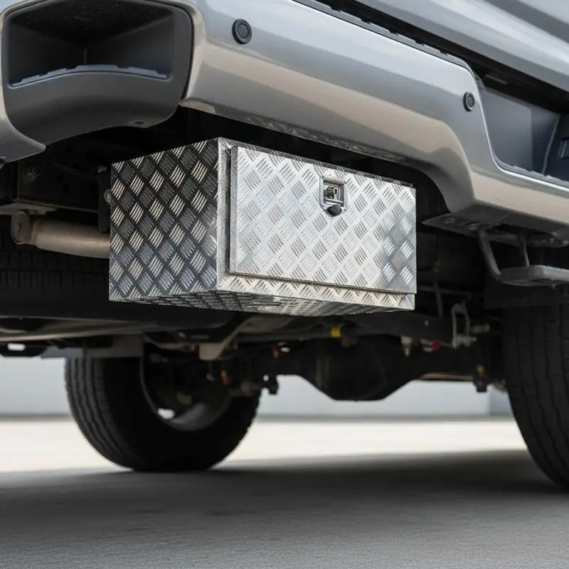 Aluminum Truck Chest 30"x14"x16" For Pickup Trailer Van, Heavy Duty Diamond Plate T-Handle Latch Lock Keys Storage Organizer Case
Aluminum Truck Chest 30"x14"x16" For Pickup Trailer Van, Heavy Duty Diamond Plate T-Handle Latch Lock Keys Storage Organizer Case