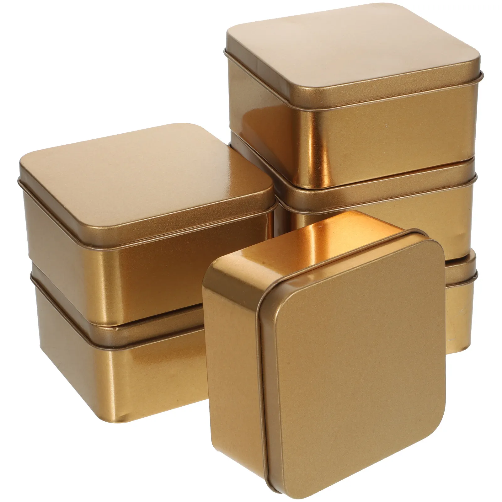 10Pcs Wedding Candy Gift Tin Container Set Square Metal Storage Boxes with Lids Tea Coffee Sugar Canisters Small Decorative Tin
10Pcs Wedding Candy Gift Tin Container Set Square Metal Storage Boxes with Lids Tea Coffee Sugar Canisters Small Decorative Tin